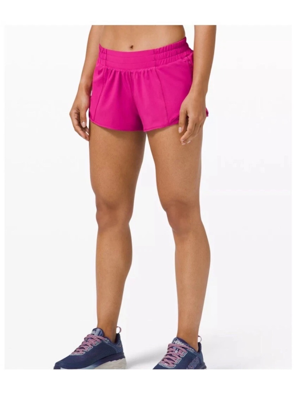 lululemon athletica Vibrant Pink Running Shorts Size 2 Reg